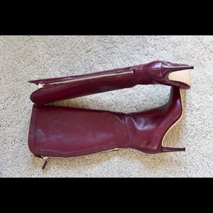 Sexy Red Leather Boots